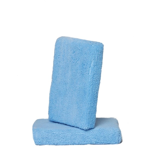 Rectangular Microfiber Applicator Sponges 4" X 6" Pack of 2