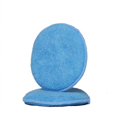 Round Microfiber Applicator Sponges 5" Pack of 2