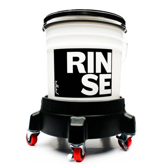 Jax Wax Rinse Bucket With Grit Guard, Gamma Seal & Bucket Dolly