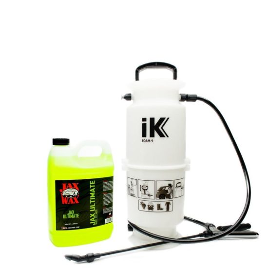 IK Foam 9 Sprayer & Jax Ultimate Wheel Cleaner Gal